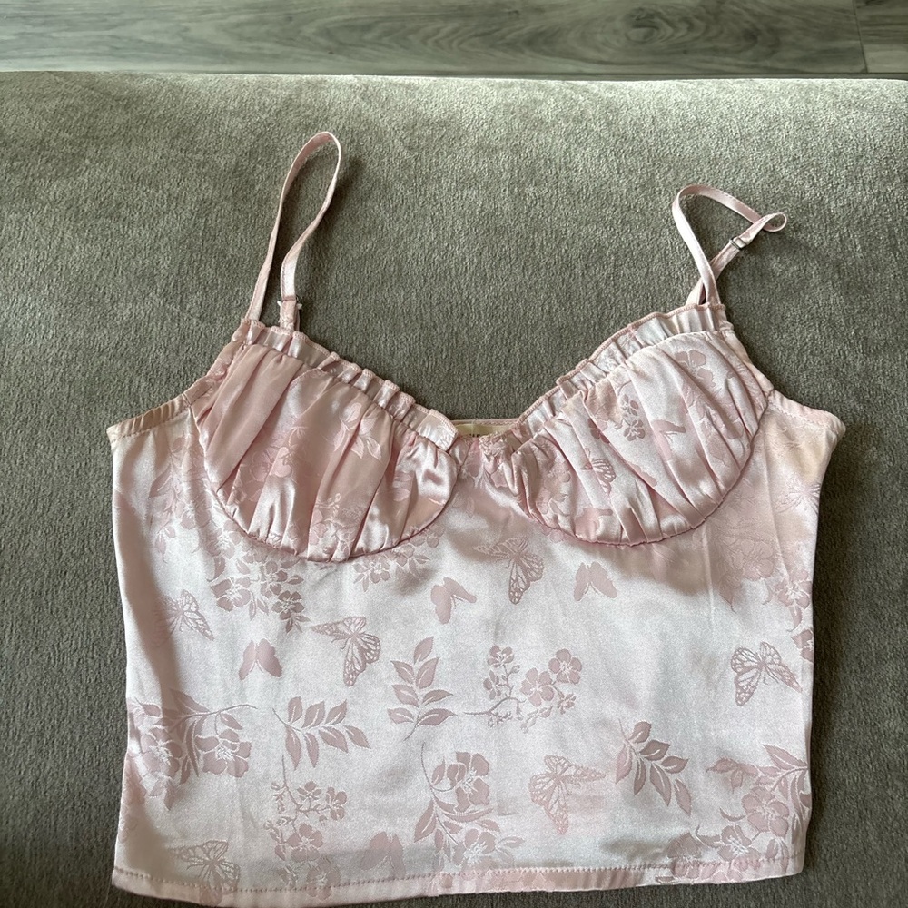 Pink Floral  Top